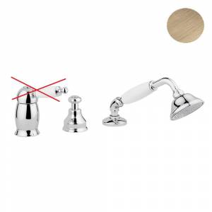 Смеситель врезной на борт ванны на 3 отверстия Bugnatese Oxford, без рукоятки